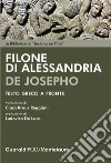 De Josepho. E-book. Formato PDF ebook di Filone di Alessandria