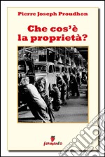 Che cos'è la proprietà?. E-book. Formato EPUB ebook