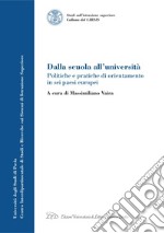 Dalla scuola all'università: Politiche e pratiche di orientamento in sei paesi europei. E-book. Formato PDF