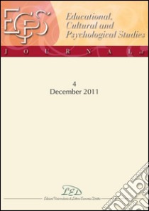 Journal of Educational, Cultural and Psychological Studies (ECPS Journal) No 4 (2011). E-book. Formato PDF ebook di AA. VV.