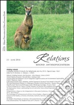 Relations. Beyond Anthropocentrism. Vol. 2 No. 1 (2014). Minding Animals: Part I. E-book. Formato PDF ebook