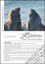 Relations. Beyond Anthropocentrism. Vol. 2 No. 2 (2014). Minding Animals: Part II. E-book. Formato PDF ebook