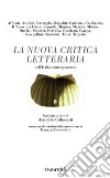 La nuova critica letteraria nell'Italia contemporanea. E-book. Formato EPUB ebook