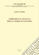 Comunità e statuti della Terra di Lavoro. E-book. Formato PDF ebook