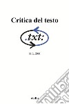 Critica del testo (2000) Vol. 3/2. E-book. Formato PDF ebook
