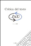 Critica del testo (2001) Vol. 4/2. E-book. Formato PDF ebook