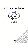 Critica del testo (2001) Vol. 4/3. E-book. Formato PDF ebook