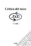 Critica del testo (2002) Vol. 5/2. E-book. Formato PDF ebook