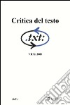 Critica del testo (2005) Vol. 8/2. E-book. Formato PDF ebook