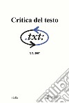 Critica del testo (2007) Vol. 10/2. E-book. Formato PDF ebook