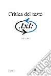 Critica del testo (2012) Vol. 15/1. E-book. Formato PDF ebook