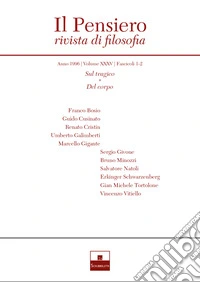 Sul tragico/Del corpo (1996/1-2). E-book. Formato PDF ebook