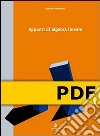 Appunti di algebra lineare. E-book. Formato PDF ebook
