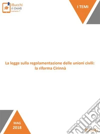 La legge sulla regolamentazione delle unioni civili: la riforma Cirinnà. E-book. Formato EPUB ebook