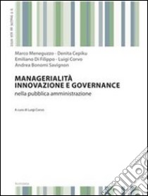 Managerialità, innovazione e governance. E-book. Formato PDF ebook