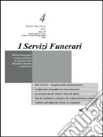 I servizi funerari - N. 4-2014. E-book. Formato EPUB ebook