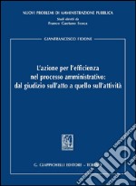 L' azione per l'efficienza nel processo amministrativo: dal giudizio sull'atto a quello sull'attività. E-book. Formato PDF ebook