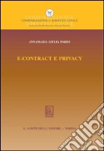 E-contract e privacy. E-book. Formato PDF ebook