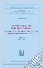 Norma diritto interpretazione: Grammatica e filosofia del diritto a partire da Salvatore Pugliatti. Prefazione di Angelo Falzea. E-book. Formato PDF ebook