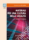 Materiali per una cultura della legalità: 2016. E-book. Formato EPUB ebook