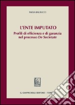 L' ente imputato. Profili di efficienza e di garanzia nel processo De Societate. E-book. Formato PDF ebook