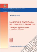 La gestione finanziaria delle imprese vitivinicole: Valutazione degli investimenti e creazione del valore. E-book. Formato PDF ebook