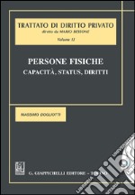Persone fisiche. Capacità, status, diritti. E-book. Formato PDF