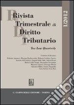 Rivista trimestrale di diritto tributario (2012). E-book. Formato PDF ebook