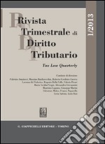 Rivista trimestrale di diritto tributario (2013). E-book. Formato PDF ebook