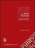 RDS. Rivista di diritto societario interno, internazionale comunitario e comparato (2007). E-book. Formato PDF ebook