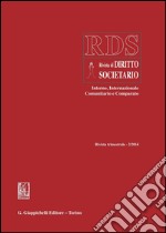 RDS. Rivista di diritto societario interno, internazionale comunitario e comparato (2014). E-book. Formato PDF ebook