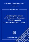 L'agenda digitale europea e il riutilizzo dell'informazione del settore pubblico: Il riutilizzo dei dati ipotecari e catastali. E-book. Formato PDF ebook di Francesco Gaspari