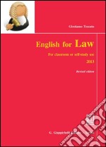 English for law. E-book. Formato PDF ebook