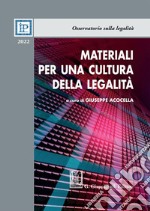 Materiali per una cultura della legalità - e-Book: 2022. E-book. Formato PDF ebook