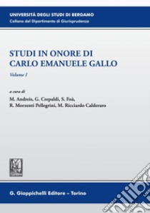 Studi in onore di Carlo Emanuele Gallo - e-Book: Volume I e II. E-book. Formato PDF ebook di Massimo Andreis