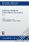 Studi in onore di Carlo Emanuele Gallo - e-Book: Volume I e II. E-book. Formato PDF ebook di Massimo Andreis