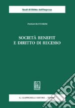 Società benefit e diritto di recesso. E-book. Formato PDF ebook