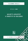 Società benefit e diritto di recesso. E-book. Formato PDF ebook di Paolo Butturini