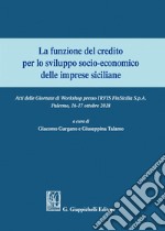 La funzione del credito per lo sviluppo socio-economico delle imprese siciliane: Atti delle Giornate di Workshop presso IRFIS FINSICILIA S.p.A. - Palermo 16-17 ottobre 2018. E-book. Formato PDF ebook