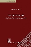 Del significare: Saggi sulla interpretazione giuridica. E-book. Formato PDF ebook