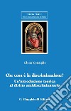 Che cosa e' la discriminazione? - e Book: Un'introduzione teorica al diritto antidiscriminatorio. E-book. Formato PDF ebook di Elena Consiglio