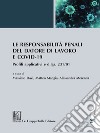 Le responsabilità penali del datore di lavoro e COVID-19: Profili applicativi e d.lgs. 231/01. E-book. Formato PDF ebook di Alessandra Merenda