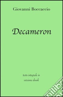 Decameron di Giovanni Boccaccio in ebook. E-book. Formato Mobipocket ebook di Giovanni Boccaccio