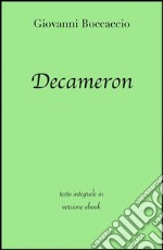 Decameron di Giovanni Boccaccio in ebook. E-book. Formato Mobipocket ebook