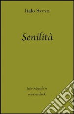 Senilità di Italo Svevo in ebook. E-book. Formato EPUB ebook