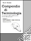 Compendio di Terminologia - Vol. I. E-book. Formato EPUB ebook