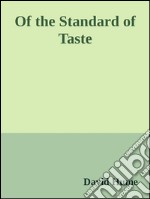 Of the Standard of Taste . E-book. Formato EPUB ebook