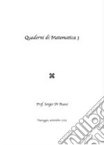 Quaderni di matematica 3  . E-book. Formato EPUB ebook