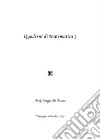 Quaderni di matematica 3  . E-book. Formato EPUB ebook