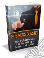 Business booster. E-book. Formato PDF ebook